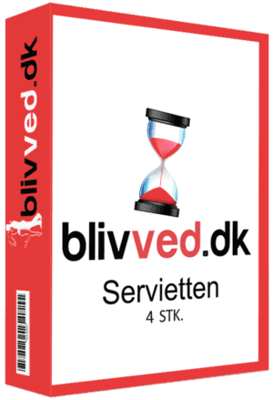 Blivved servietten 4 stk æske